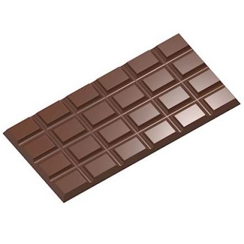 Chocolate World 70 g Break Apart Bar Polycarbonate Chocolate Mould